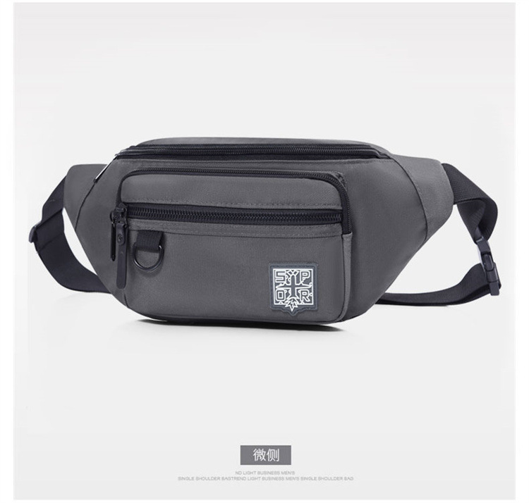 Men's Instagram trendy small bag, Japanese simple crossbody bag, men's backpack, trendy waist bag, single-shoulder bag, nylon crossbody bag undefined