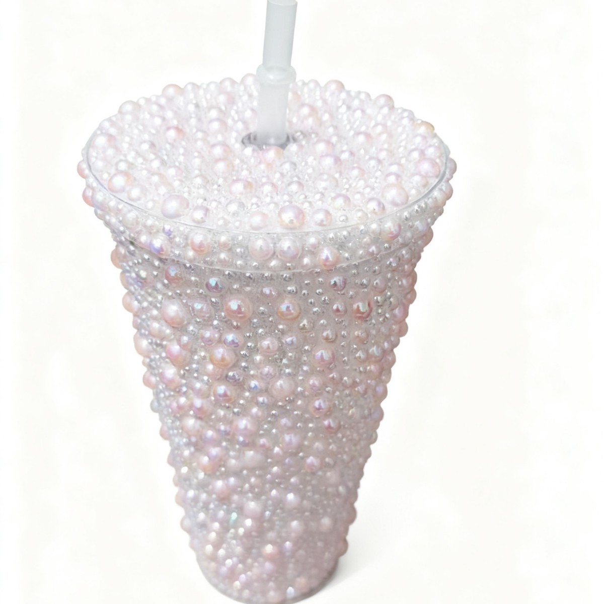 Vaso de agua adelgazante con incrustaciones de diamantes de imitación, vaso de doble capa para bebidas frías, vaso con pajita de diamantes de imitación de alto valor, vaso de agua creativo de gran capacidad con diamantes de imitación.