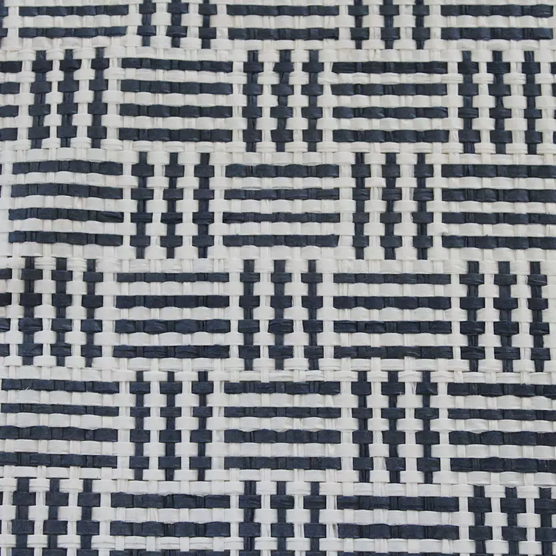 优质草编工艺原料纸草编织布 单丝细菱形布小格子布 帽包鞋面原料