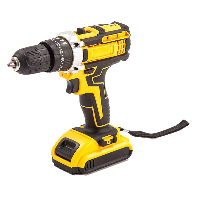 Cepillo de mano taladro de alta potencia multifunción recargable de impacto de litio taladro herramienta eléctrica doméstica taladro eléctrico de grado industrial