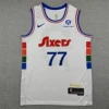 25 76ers 77 City Edition White