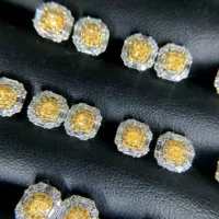 18-каратное золото рок сахар квадратные натуральные желтые серьги с бриллиантами au750 золотые полные серьги с бриллиантами водная оболочка оптом настоящий золотой бриллиант