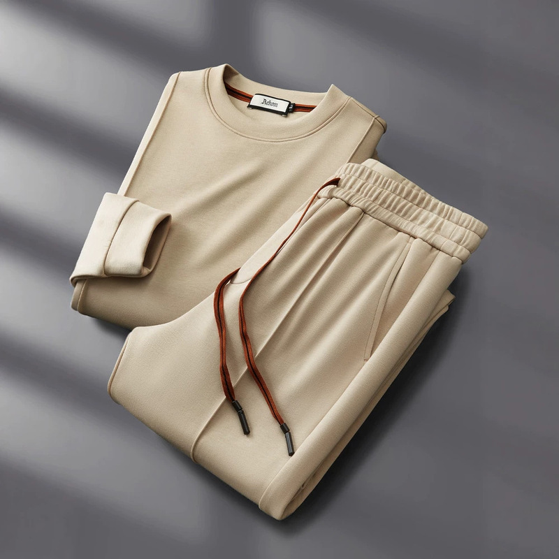 High-End Autumn Space Cotton Round-Neck Sweatshirt Casual Sports Suit Men's Fashionable Casual Men's Sports Pants High-End Autumn Space Cotton Round-Neck Sweatshirt Casual Sports Suit Men's Fashionable Casual Men's Sports Pants