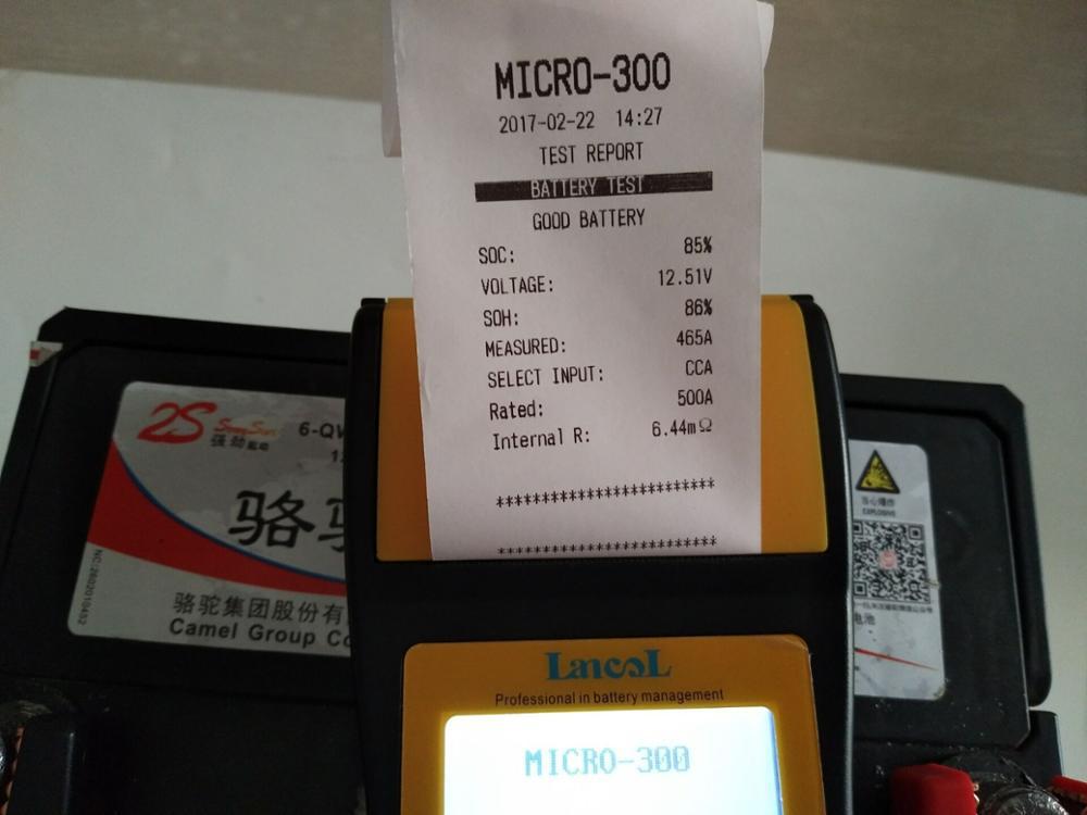 Cheap 12v auto battery capacity internal resistance tester MICRO-300 for all cars