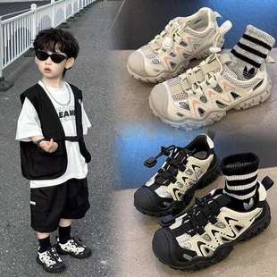 Children's Outdoor Hiking and Hiking Shoes 2025 Summer New Style Girls' Breathable Mesh Shoes Boys' Non-Slip Mesh Sports Shoes