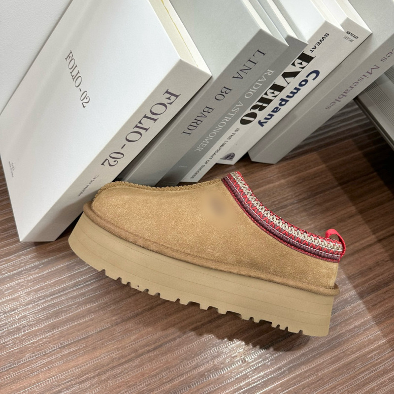 Henan Sangpo Thick-Soled Ethnic Style Tazz Wool Snow Boots Thick-Soled Tazz Gigi Same Style Low-Cut Women's Snow Boots