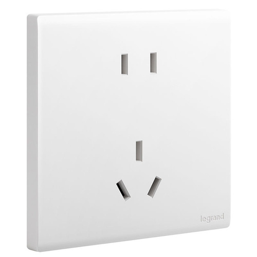 Legrand switch socket Jianyue ceramic white five-hole USB one-on computer plug 86 household switch panel