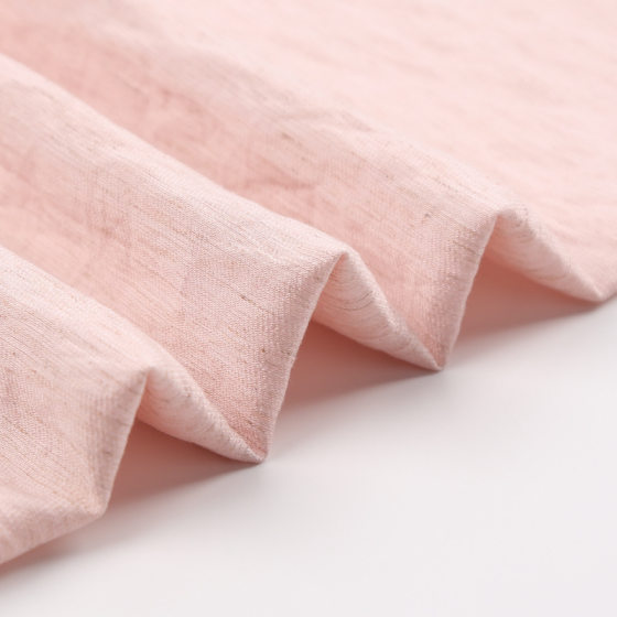Popular Imitation Linen Twill Woven Stretch Fabric Dopamine Color Women's Shirt Casual Pants Dress Fabric