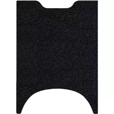 Foot Mat, Decorative, Waterproof, and Wear-Resistant — Electric vehicle foot mat - pure-black-without-pictures-free-velcro-emma-hunting-85f520