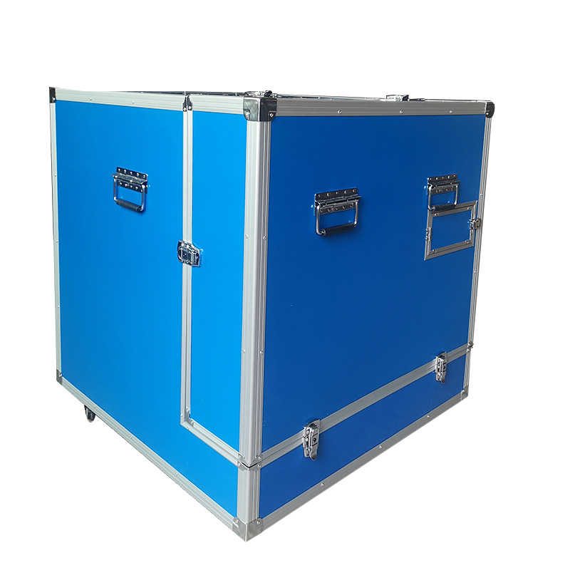 彩钢板运输箱 大容量内置防震棉 4mm中纤板复合彩钢板 仪器设备箱