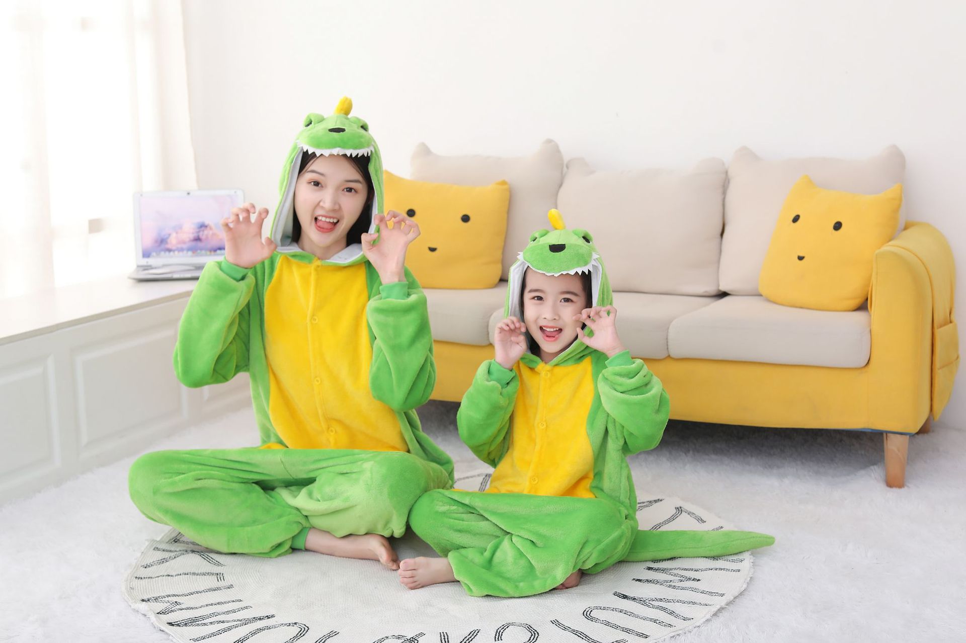 과일 녹색 공룡