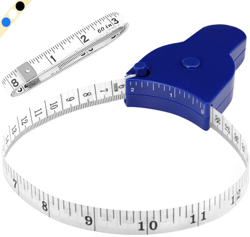 ETOPOO boutique recommendation 1.5M metric and inch BMI tape measure health ruler handle tape measure white tape
