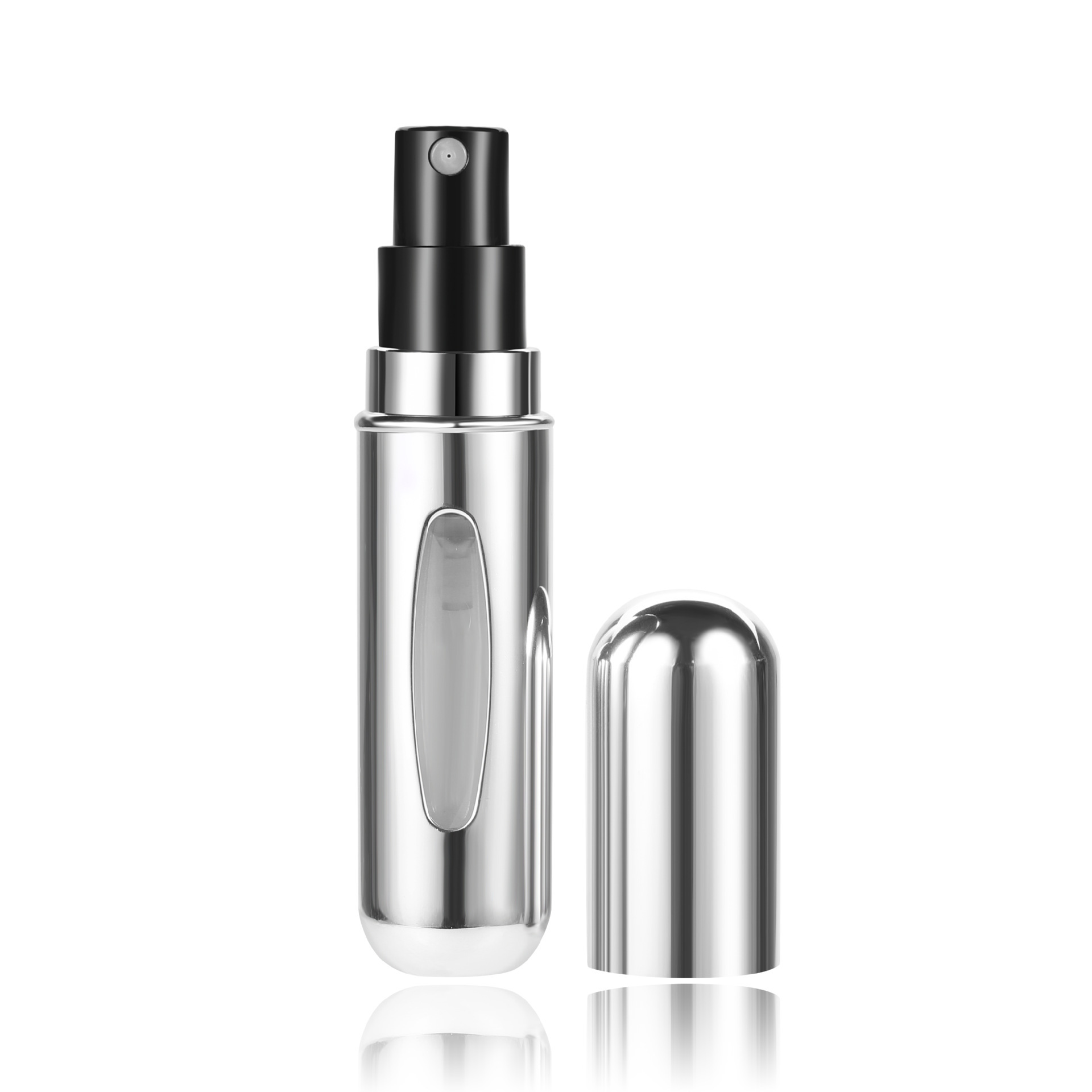5ml de llenado inferior perfume sub-botella presionando botella de spray portátil de viaje sub-botella de líquido sub-contenedor botella cosmética