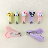Кусачки для ногтей Sanrio, одна упаковка, Kuromi Melody, маникюрный нож для ногтей с собакой корицы, портативные ножницы для ногтей
