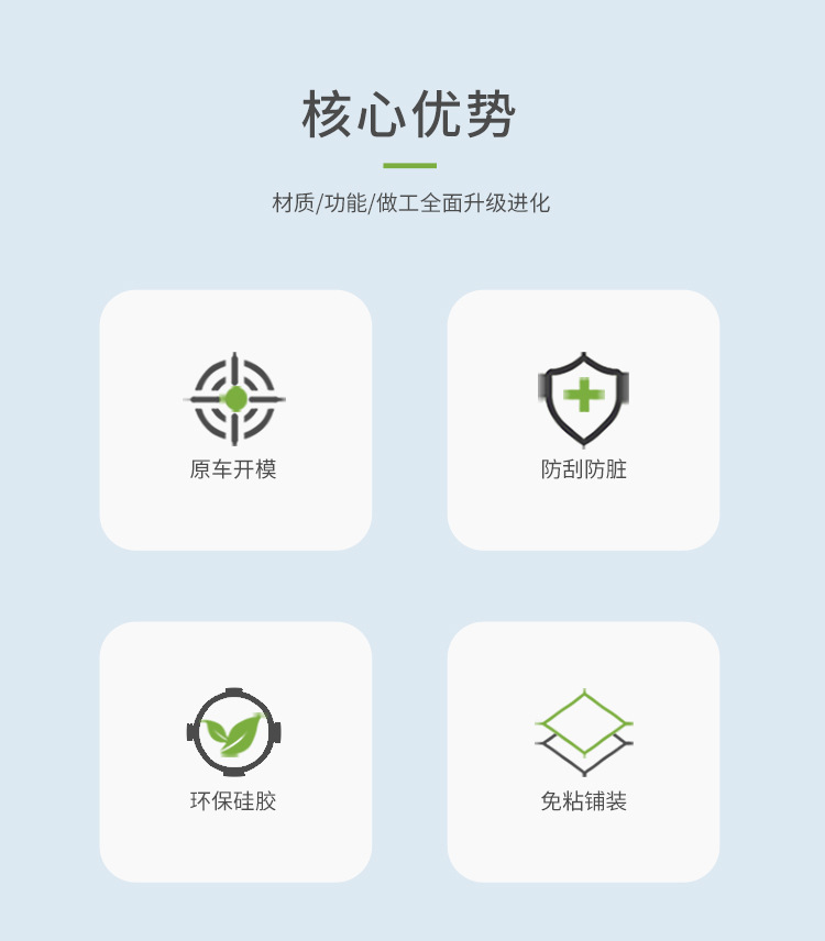 Suitable for 24-25 yuan UP wireless silicone anti-skid pad central control car protection car interior products modification