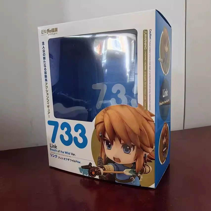 Легенда о Зельде Q-версия Нендороид 733# Линк обычная версия GSC Breath of the Wild украшения в коробке статуэтка