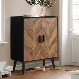 Modern Minimalist Storage Cabinet Self-service Cabinet with Adjustable Shelves and Doors Living Room Corridor Amazon Cross Border Hot Sale