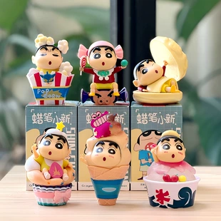 Набор фигурок Crayon Shin-chan в образах еды 6 шт