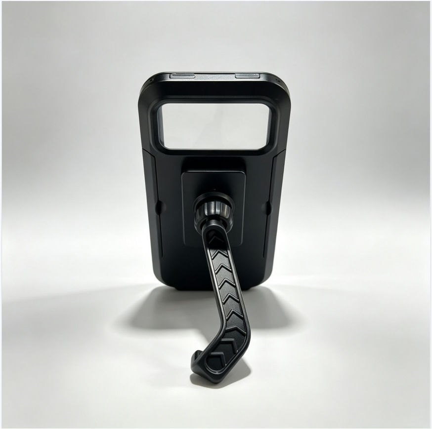 Cross-border motorcycle waterproof delivery navigation phone holder, touch-sensitive rotating bicycle phone holder wholesale