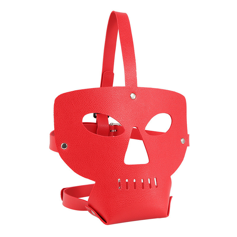SM Erotic Hood Mask, Breathable Nylon Eye-Opening Design, Elastic Slip-On Adult Headgear — detail image 16