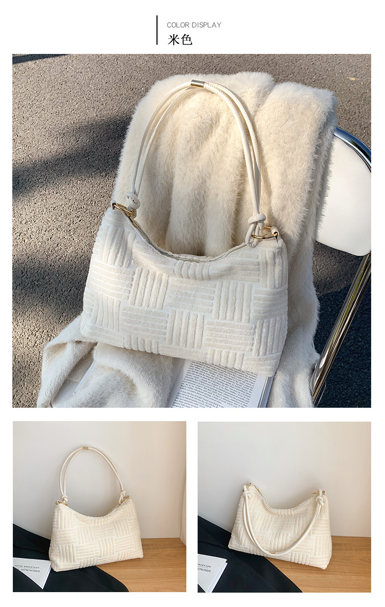 New Underarm Bag Lady Dumpling Bag Single Shoulder Bag Large-capacity Messenger Bag display picture 22
