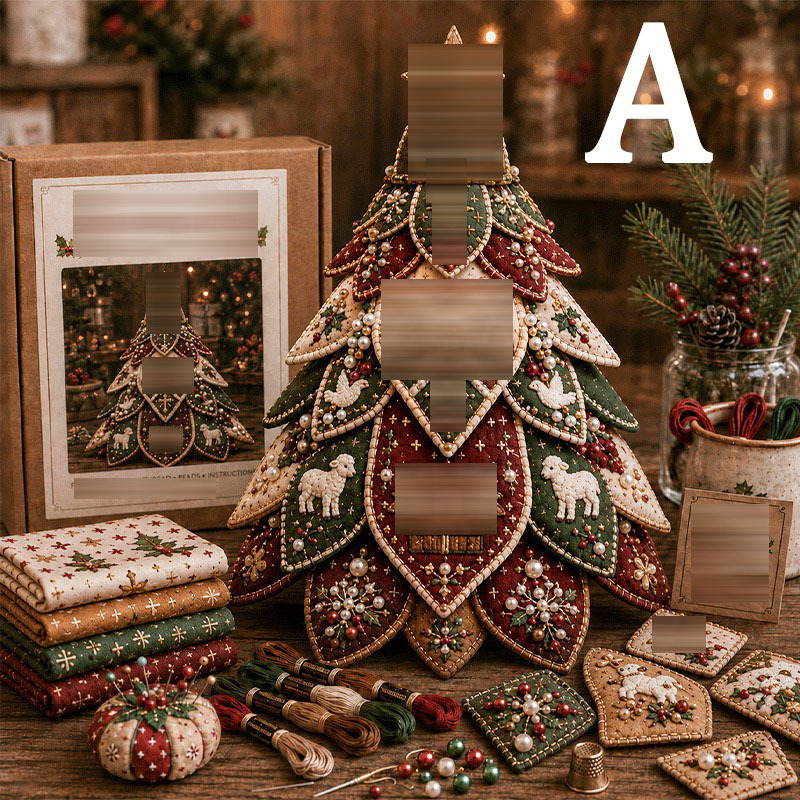 Cross-border Creative New Product Quilted Christmas Tree DIY Kit Cross-border Creative New Product Quilted Christmas Tree DIY Kit