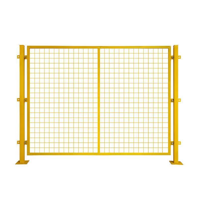 可移动车间仓库隔离网快递分拣隔断浸塑护栏网门铁丝网围栏网支架