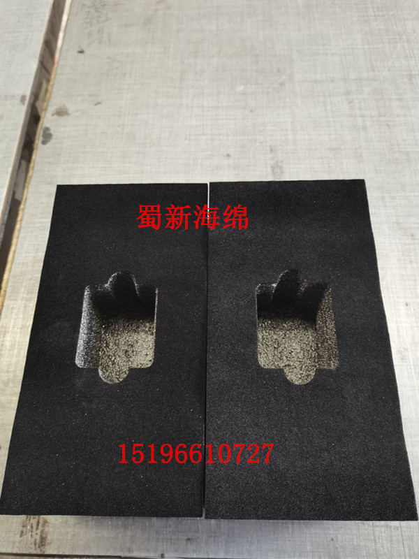 厂家供应黑色珍珠棉表黑绒/黑色珍珠棉铝箱内衬泡沫