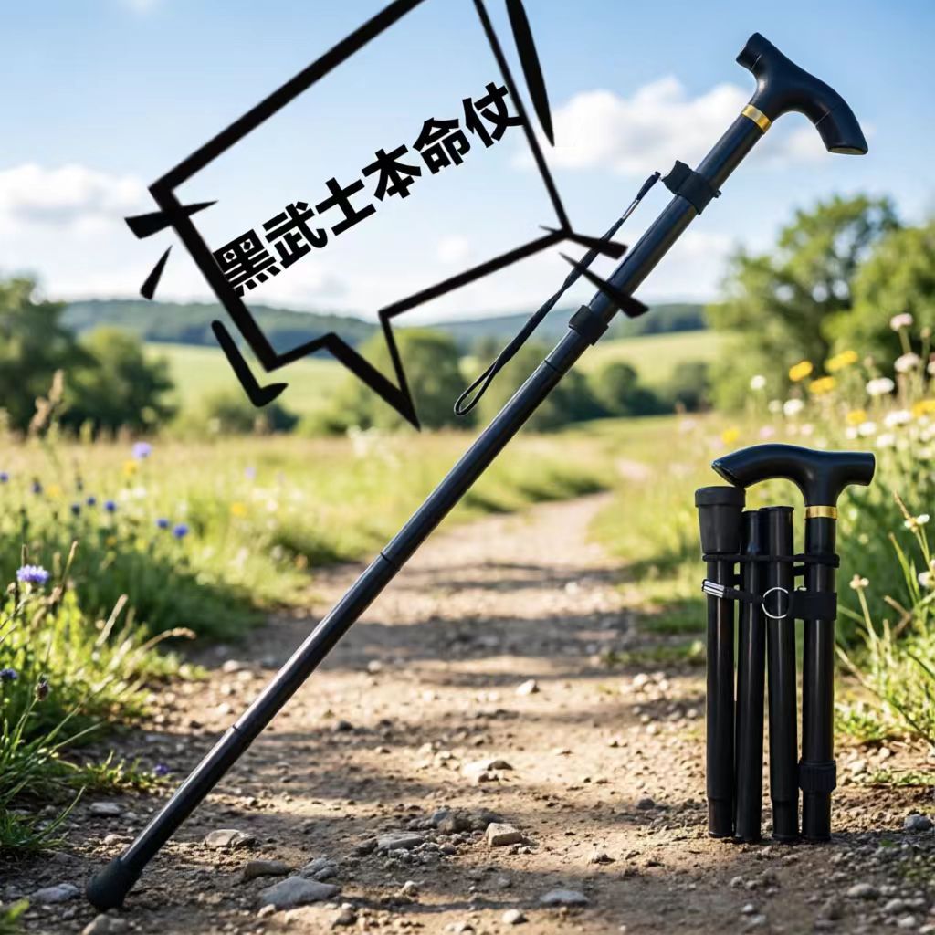 Bastón de montaña de aleación de aluminio ultraligero, bastón plegable, bastón de senderismo profesional al aire libre, cinco secciones antideslizantes para escalar montañas, artefacto esencial