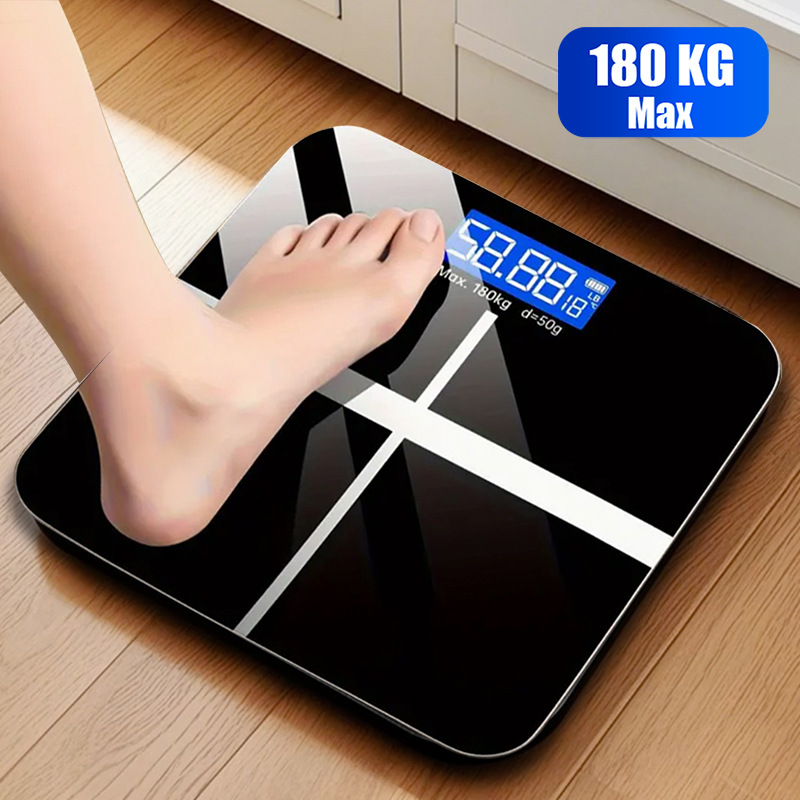 Body Scale, Weight Scale, Rechargeable Electronic Scale, Bathroom Scale, Digital Scale, Kgib Weight Scale, English Version