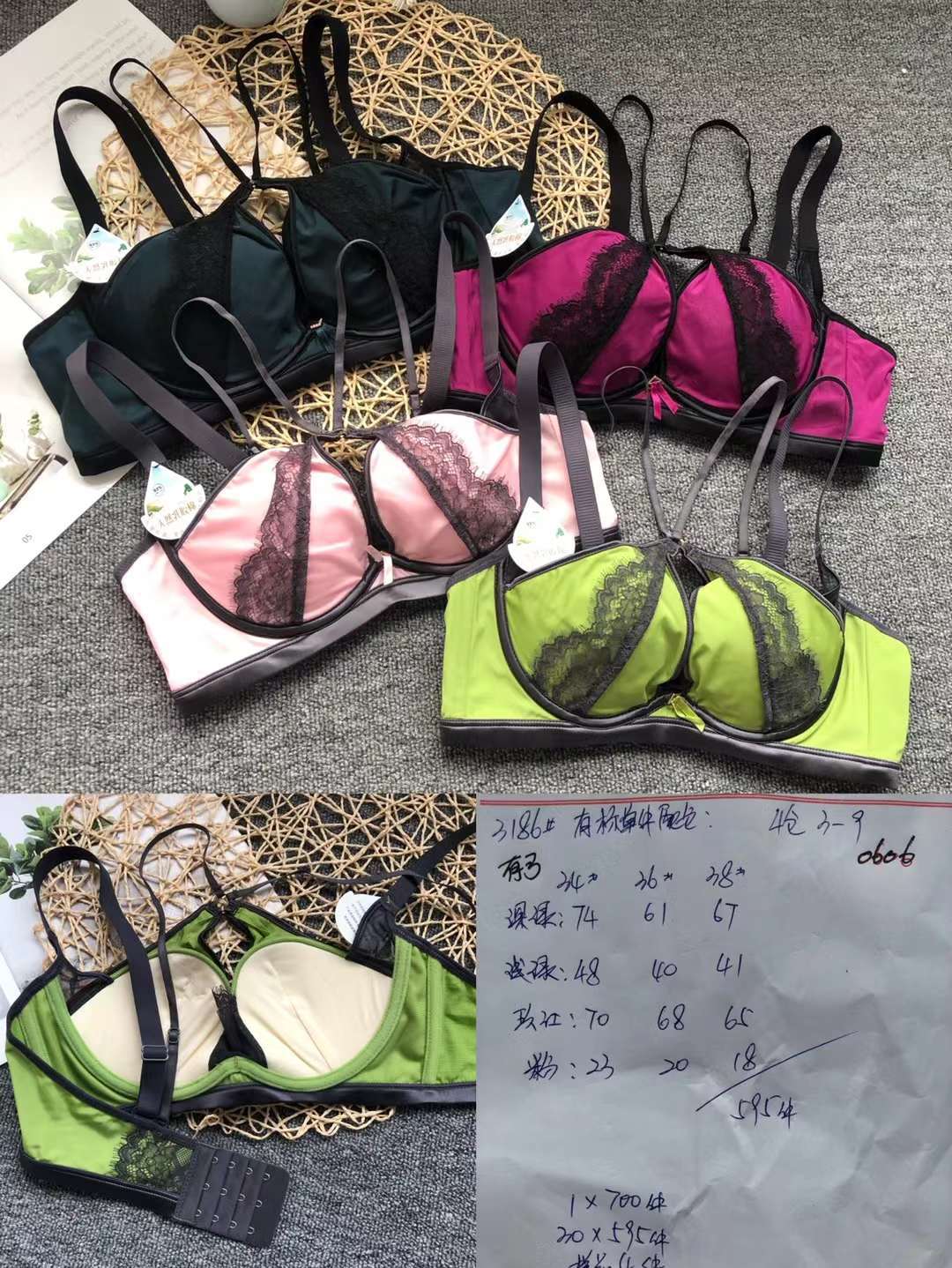 Sujetador de encaje hueco cintura ajustable que adelgaza el sujetador pequeño pecho empuja hacia arriba la ropa interior cómoda empuja hacia arriba el sujetador sin costuras