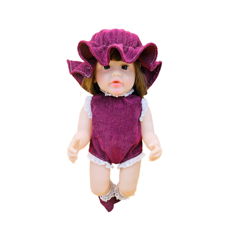 새로운 35CM 시뮬레이션 비닐 중생 인형은 귀여운 공주 선물 도매로 바꿀 수 있습니다