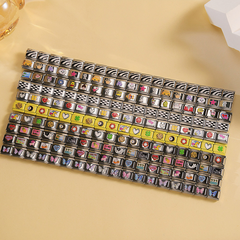 New Stainless Steel DIY Elastic Bracelet Cross-Border E-Commerce Hot-Selling Bracelet Fashionable and Versatile Men's and Women's Bracelets Wholesale