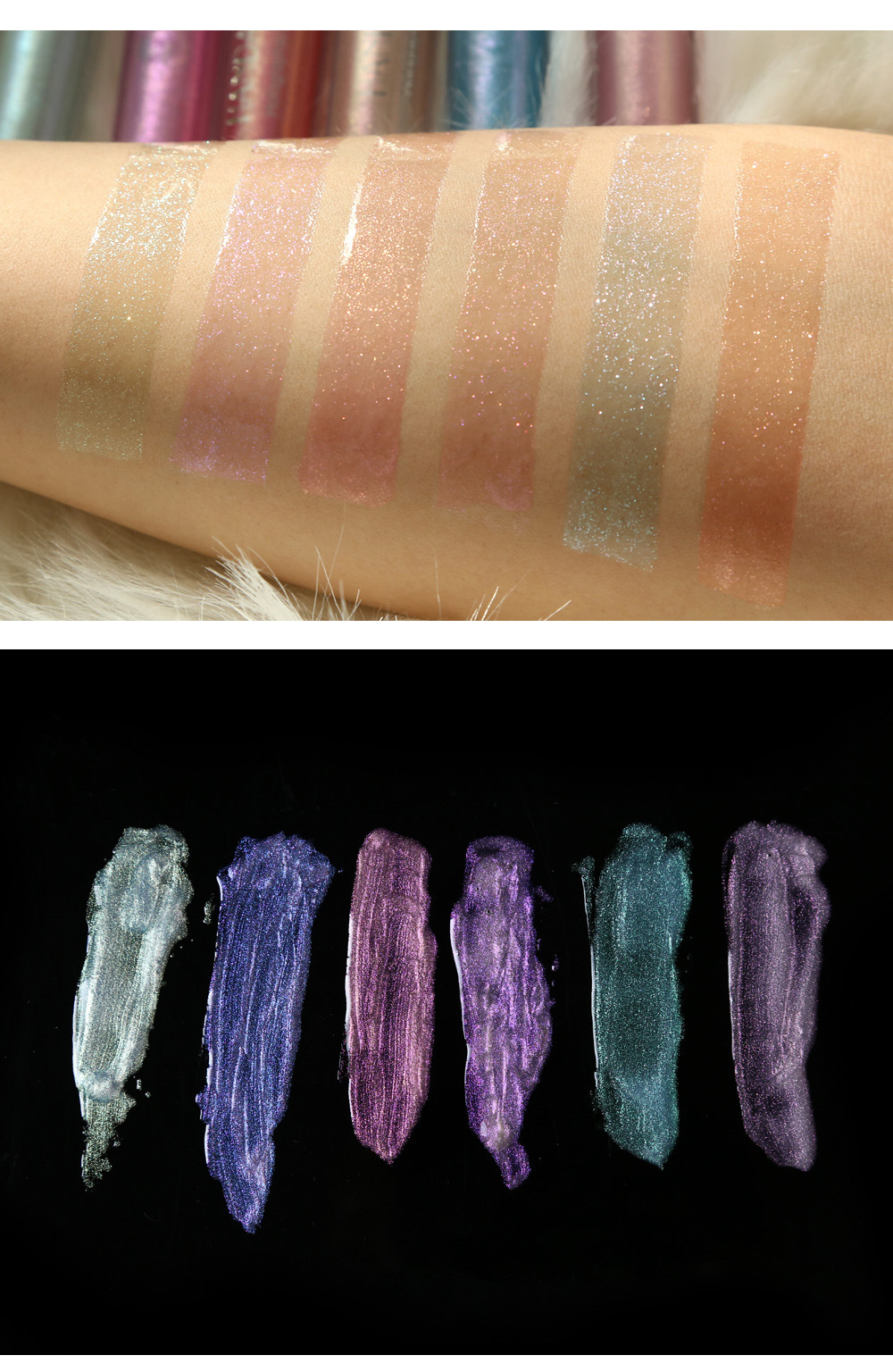 Cross-border Pearlescent Lip Gloss Mermaid HANDAIYAN Long-lasting Moisturizing, Dazzling Bright and Polarized Lip gloss Lip Gloss undefined