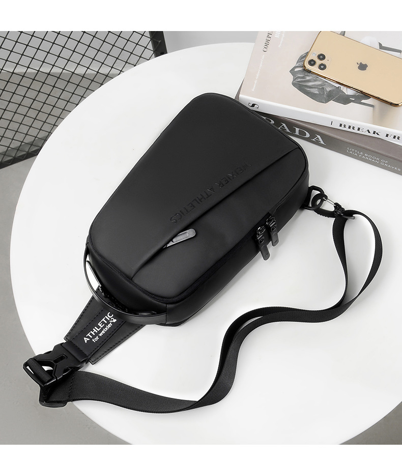 Petit sac à dos multifonctionnel à une épaule pour hommes, sac à bandoulière de sport de loisirs_voghion.com