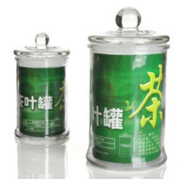 现货玻璃茶叶罐 密封储物罐 干果花茶罐 防潮密封储物罐 蜡烛玻璃