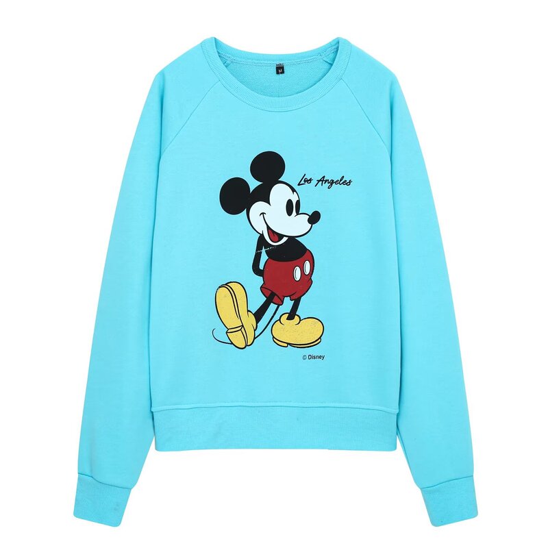 Za Foreign Trade Wholesale European and American Style Women's Clothing, Versatile Loose Mickey Mouse Sweatshirt for Work Style 4805124 Za Foreign Trade Wholesale European and American Style Women's Clothing, Versatile Loose Mickey Mouse Sweatshirt for Work Style 4805124