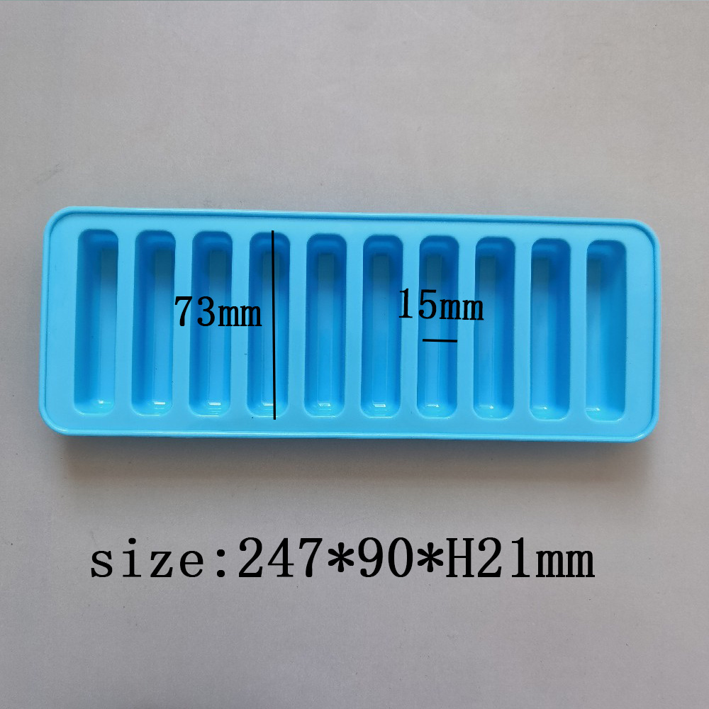 Silicone 10 dedos largos 591 pastel jalea pudín jabón molde de pastel de chocolate utensilios de horneado