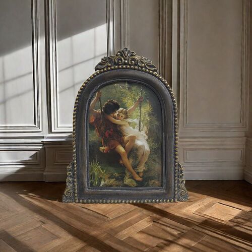 European light luxury art living room background wall decoration painting combination bedroom French restaurant retro hanging painting American mural