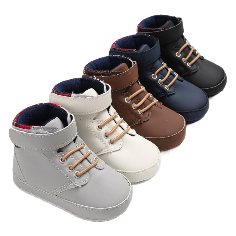 Primavera y otoño 0-1 zapatos de niño de bebé zapatos de bebé de fondo suave de alta calidad zapatos casuales de moda