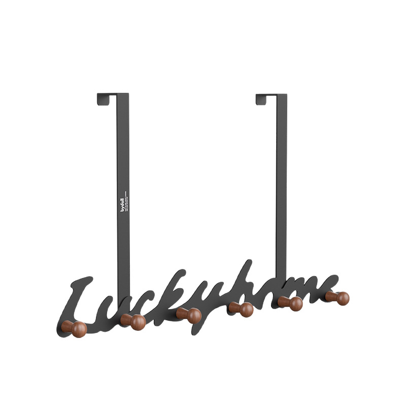 El gancho trasero de la puerta de bydoll, la ropa sin perforaciones, el soporte de carga fuerte, el estante de almacenamiento de la puerta de entrada, la percha de almacenamiento del dormitorio