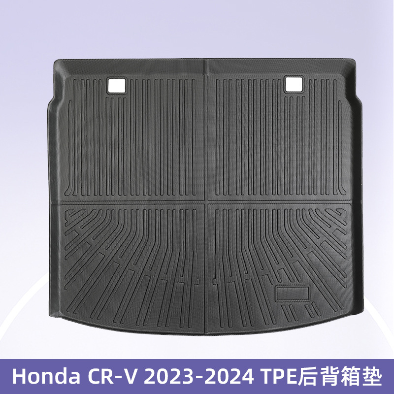 Aplicable a Honda CRV 2023 - 2024 3D todo el tiempo material TPE cojín de automóvil cojín del maletero