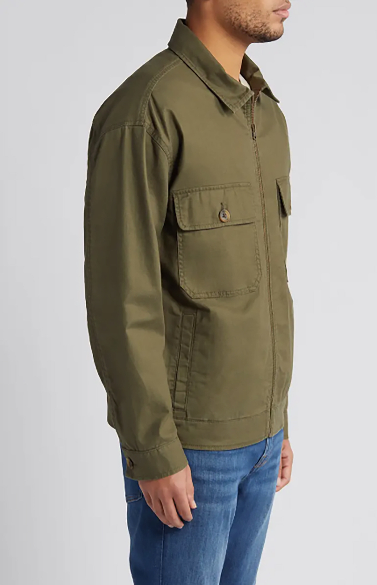 Minimalist Men's Jacket Solid Color Collar Lightweight Cardigan_voghion.com