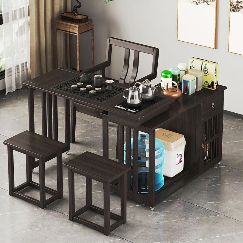 组合旋转小户型家用茶台