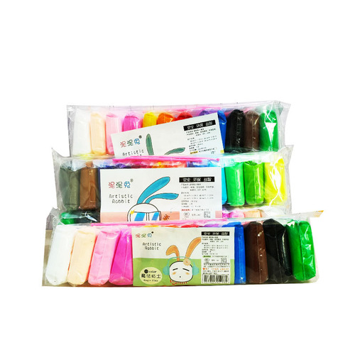 Ultra-light clay 24 colors girls and children's plasticine colored clay light handmade clay 36 colors sand and mud set toy clay