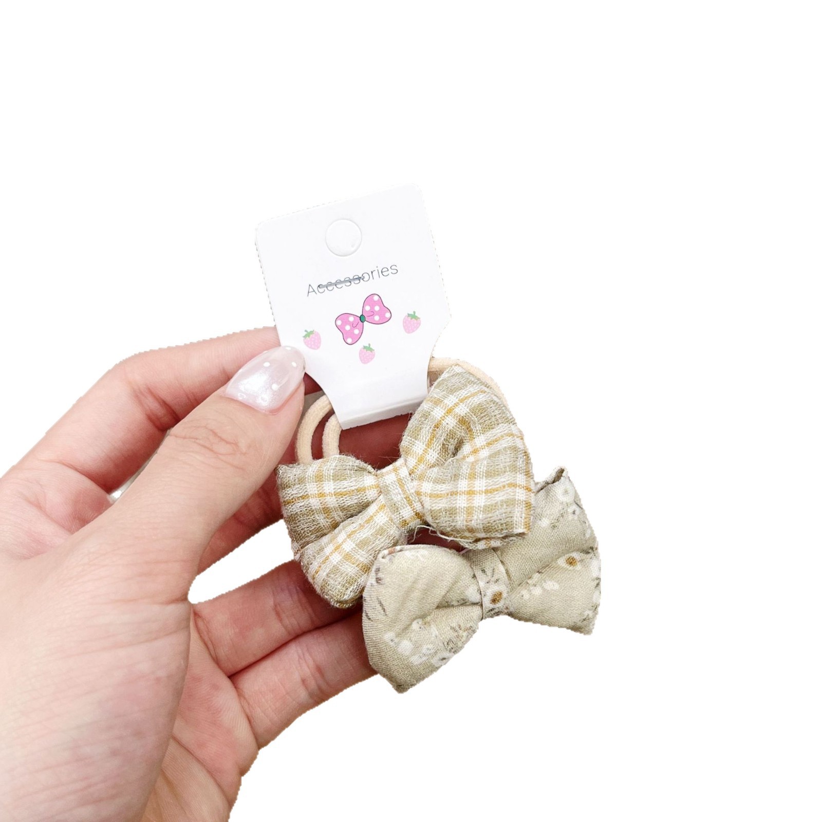 Tejido dulce coreano estricto tocado infantil flor triturada arco anillo de cabello temperamento cabello de niña pequeña joyería fresca para el cabello
