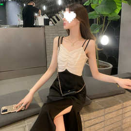 法式夏季新品连衣裙2025年新款女装时尚气质百搭复古港味潮ins