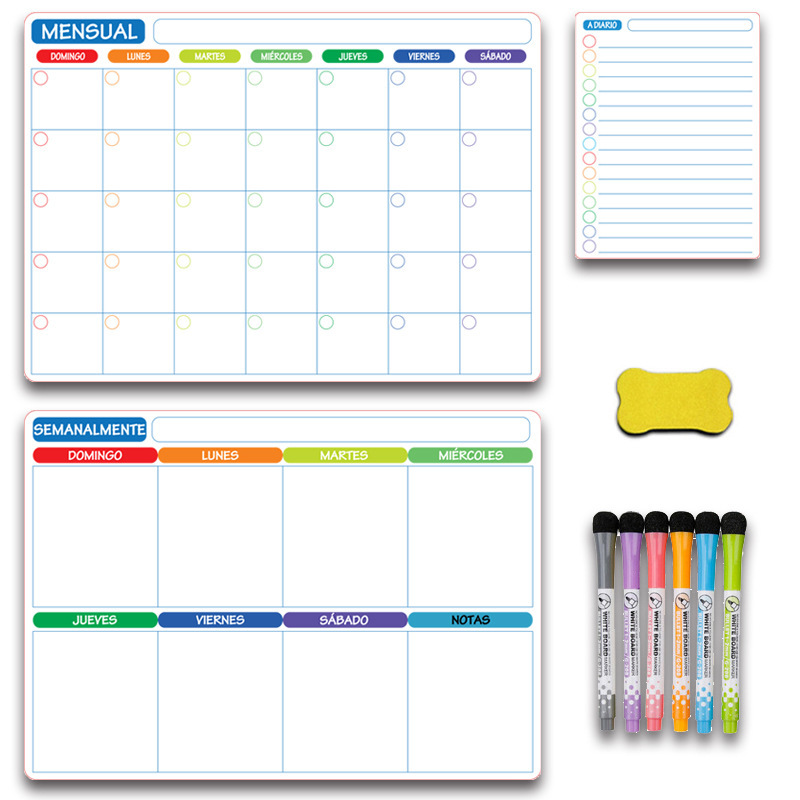 Gran por mayor refrigerador magnético tablero de escritura calendario tablero blanco magnético tablero de pared tablero de mensajes tablero de mensajes tablero de mensajes tablero de mensajes