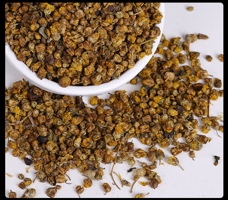 Wild Chrysanthemum Flower (Chrysanthemum indicum) — Dried Ye Ju Hua Herbal Tea, 500g in use
