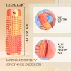 Silk red gold PLA8.6cm straight row thorn cylindrical rotating head